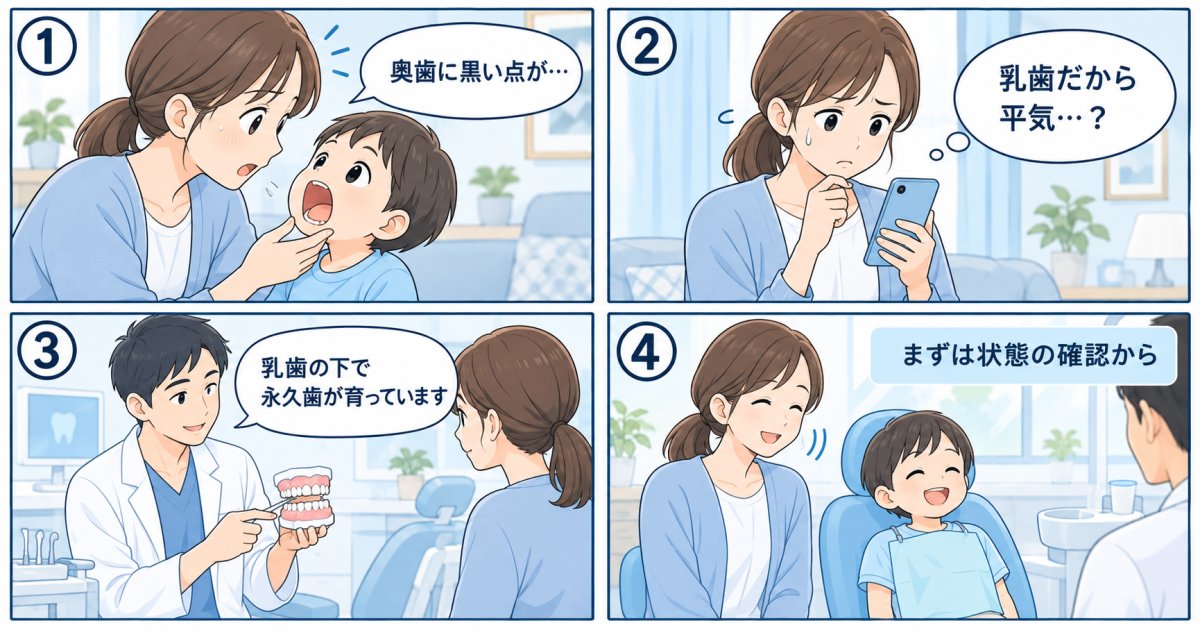 乳歯のむし歯放置は大丈夫？永久歯への影響を歯科医院が解説